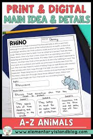 Topic Main Idea And Supporting Details 26 Passages For Guided Practi In 2020 High Interest Reading Passages Upper Elementary Reading Elementary Education Activities