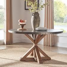 54 Round Metal Top Alena Dining Table Reviews Allmodern In 2020 Round Dining Room Table Dining Table Dining Table Sale