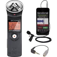 Zoom H1 Ultra Portable Recorder Black And Rode Smartlav Condenser Mic Kit Audio Adapter Mic Digital Audio