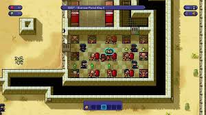 Flimsy shovel x1 + sheet of metal x1 + roll of duct tape x1. The Escapists Review Gaming Nexus