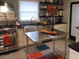 A handful of kitchen island bases are made of metal, many of which boast commercially inspired designs. Stainless Steel Kitchen Islands Hgtv