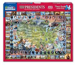 There are 310 cities in the united states with a population of 100,000 or more, according to 2018 us census figures. United States Presidents Jigsaw Puzzle 1000 Piece White Mountain Puzzles