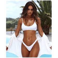 Logo Personalizzato Tinta Unita Di Colore Bikini Set Donne Sexy Costumi Da Bagno Delle Ragazze Costumi Da Bagno Buy Costumi Da Bagno Con Il Vostro Logo Ragazze Costume Da Bagno Con Il
