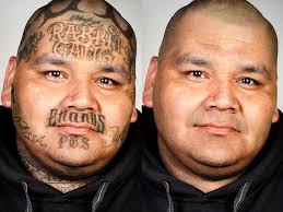 Portraits Of Gang Members With Their Tattoos Digitally Removed