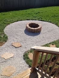 The fire pit starts off fine and then within a few minutes lava rock pieces tend to fly out. My Backyard Firepit With Seating Area Stones From Lowes 2 25 A Piece Need 30 And 2 Bags Of Pea Gravel 3 Firepit Diameter 30in Seating Area 4ft O Hidup Api