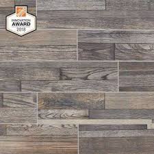 Pewter Wood 6 In X 24 In Glazed Porcelain Floor And Wall Tile 14 55 Sq Ft Case Porcelain Flooring Flooring Floor And Wall Tile
