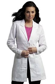 Medcouture 8617 Empire Waist 4 Button 33 Lab Coat Clearance No Return Or Exchange Lab Coat Fashion Women S Lab Coat Women S Lab Coats