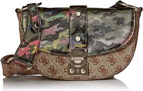 Guess Florence, Women's Cross-Body Bag, Multicolour (Camouflage/Cmo),  20.5x13x8.5 cm (W x H L): Amazon.co.uk: Shoes & Bags