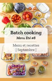 Batch Cooking Ete 12 Mois De Septembre Semaine 37 Repas Prepares A L Avance Idee Repas Semaine Idee Repas Ete
