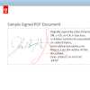 The signature dialog will appear. 1