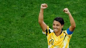 Sam kerr does trademark backflip after scoring. Sam Kerr The Best Player In The World Tell Us Something We Don T Know Asharq Al Awsat