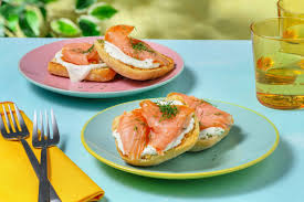 Smoked Salmon Ciabatta with Dill and Black Pepper Cream Cheese | Serves 2