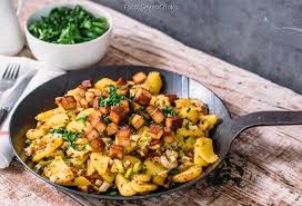 Veganes Grostl Mit Tofu Sevencooks Rezept Tofu Tofu Rezepte Rezepte