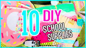 10 Diy Back To School Supplies You Need To Try With Sara Beauty Corner Diy Back To School Supplies School Diy School Supplies