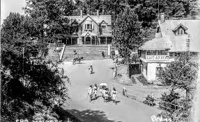 Iconic Post Office Mall Murree with British Army family