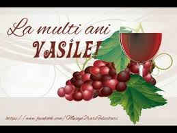 La mulți ani frumoși și fericiți alături de cei dragi! La Multi Ani Vasile Vasilica Vasilie Youtube