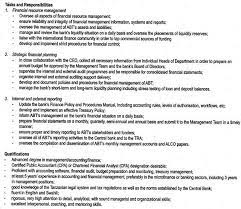 A finance manager usually performs any of the following tasks: Finance Manager Job Description Sample Financeviewer