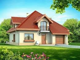 Fatada Casa Cu Tencuiala Decorativa Crem Indian House Exterior Design Kerala House Design Simple House Design