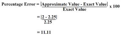 Percent error is calculated using the formula given below. How To Calculate Percentage Error