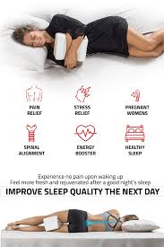 Generally, side sleepers feel more comfortable on softer mattresses because they cushion the shoulders and hips while supporting the. Pin On Leg Pillow For Back Pain Under Knees Better Sleep Experience