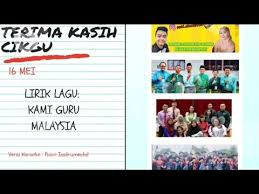 Lirik lagu kami guru malaysia youtube. Kami Guru Malaysia Karaoke Version Youtube