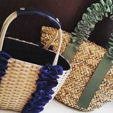 オーダー品 ありがとうございます bagは a ribbon craft さん いつもお忙しい中素敵な ありがとうございます かごバッグ エコクラフト 喜んでいただけますように 感謝 リボン sayuribbon bags straw bag straw