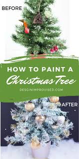 Piper would love a pink tree (ok, so would. Thrifty Diy Spray Painted Christmas Tree Design Improvised