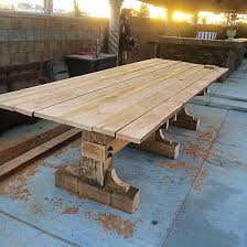 Viking Table 14 Feet Long X 5 Feed Wide Farmhouse Dining Table Outdoor Dining Table Viking Decor