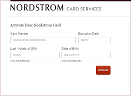 Because without activating the code by us, you won't be able to use this code anywhere. Nordstrom Credit Card Activation Nordstrom Card Credit Card Online Cards