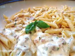 Sautéed and slowly simmered, with nothing artificial. An American Housewife Improving A Jar Of Alfredo Sauce Pasta Alfredo With Shrimp Or Chicken Options