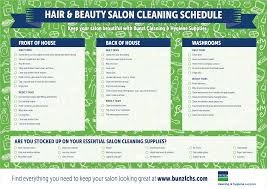 Hair And Beauty Salons Cleaning Schedule And Supply Template Hair And Beauty Salon Beauty Salon Cleaning Schedule