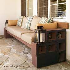 Diy Outdoor Seating Diy Outdoor Seating Cinder Block Furniture Home