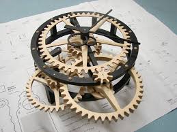 Free Wooden Clock Plans Dxf Pdf Wooden Clock Plans Wooden Gear Clock Wooden Clock