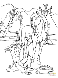 Stallion Of The Cimarron Coloring Pages In 2020 Horse Coloring Pages Horse Coloring Spirit The Horse
