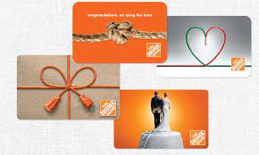 Five winners will each receive $5,000 cash; The Home Depot Gift Card Design Gift Card Design Credit Card Design Cards