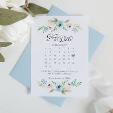 Rustic holiday wedding save the date card great for holiday weddings, this is a rustic yet festive save the dates card. Dusty Blue Harper Calendar Save The Date Cards Sweet Dreams Creative