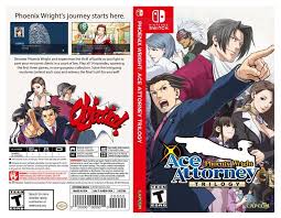 Phoenix Wright Ace Attorney Trilogy Custom Nintendo Switch Art Cover W Game Case Phoenix Wright Nintendo Switch Nintendo Switch System