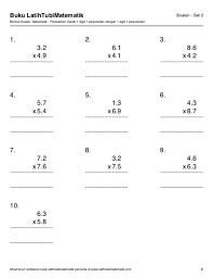 76 best images about worksheet on pinterest search via www.pinterest.com. Perpuluhan Darab 1 Digit 1 Latihtubimatematik Com Facebook