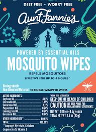 Easy and highly effective, aunt fannie''s keep your living space free of pests and concern. Aunt Fannie S Mosquito Wipes 10 Ct King Soopers