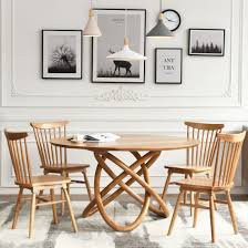 The alexander dining table has elegant curving legs that form a sturdy pedestal base to support a variety table tops. Modern Simply Style Furniture 48 Inch Round Wood Dining Table For Sitting Room China Modern Round Dining Table Modern Round Table Made In China Com