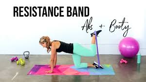 Resistance Band Abs Booty Workout Booty Abs Burner