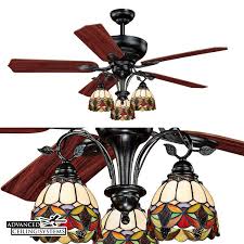 Meyda lighting 73124 nuevo mission tiffany fan light fixture. Stained Glass Ceiling Fan Shades Insteon Fan Control