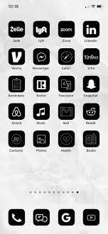 You can also use these icons with more customization options as a. Ios 14 App Icons Black Minimal White Tropical Black City Urban Style Minimalist Widgets With Quotes Social Media Logos App Icon Social Media Logos Icon