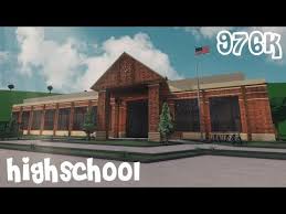 School Speed Build Roblox Bloxburg Tour Youtube In 2020 Building Roblox House Styles