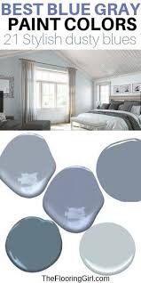 18 genius ideas to decorate boring walls. Best Blue Gray Paint Colors 21 Stylish Dusty Blues In 2021 Blue Gray Paint Blue Gray Paint Colors Light Blue Grey Paint