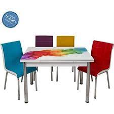 Özellikle cam mutfak masaları ve sandalye modelleri konusunda yapılacak olan seçimler bazı püf noktalara dikkat etmek gerekir. Evistro Cam Mutfak Masa Takimi Gokkusagi 6 1 Fiyati