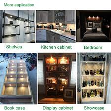 Free shipping* on all hardwired under cabinet lights. Aiboo Led Under Cabinet Lighting Kit 4 Packs 12v Low Profile Puck Lights With Dimmable Wireless Rf Remote For Kitchen Counter Gun Safe Lighting Warm White Pricepulse
