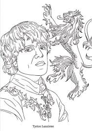 Tyrion Game Of Thrones Coloring Page Coloring Pages For Grown Ups Coloring Books Coloring Pages