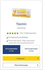 Yasmin Para Venda Online Em Portugal Preco Do Yasmin 3mg 30mcg Pilulas Marcas