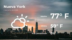 Nueva York: pronóstico del tiempo para este martes 2 de junio